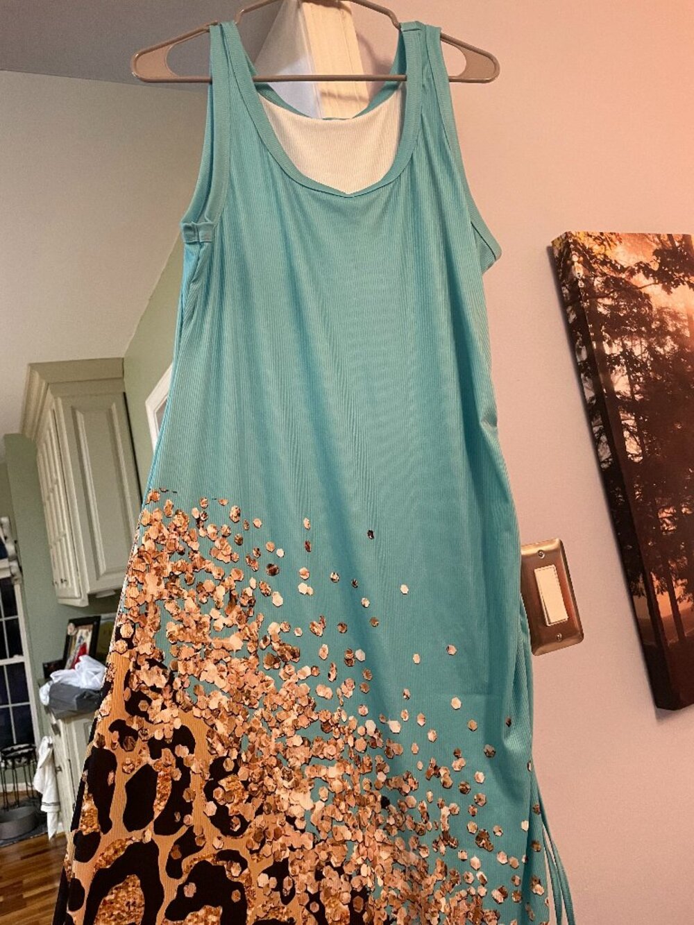 ladies sleeveless dress